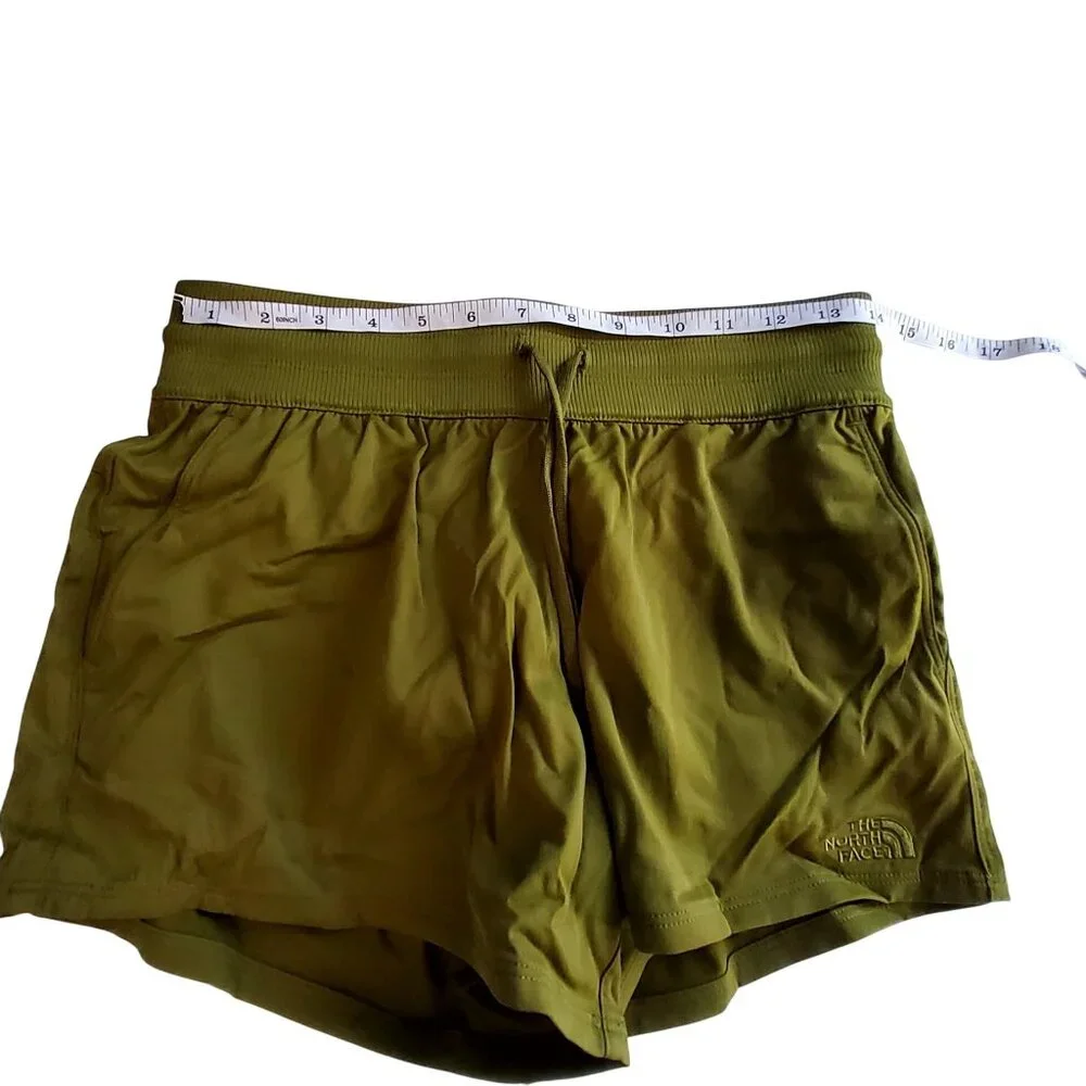 The North Face Womens Aphrodite Short Forest Olive S/Reg Durable DWR Treated - Picture 3 of 15